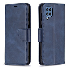 Funda de Cuero Cartera con Soporte Carcasa B04F para Samsung Galaxy M32 4G Azul