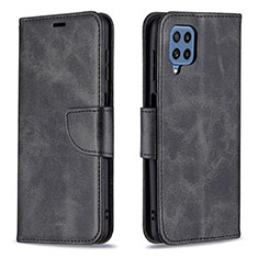 Funda de Cuero Cartera con Soporte Carcasa B04F para Samsung Galaxy M32 4G Negro