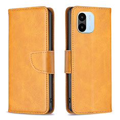 Funda de Cuero Cartera con Soporte Carcasa B04F para Xiaomi Redmi A1 Marron Claro