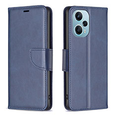 Funda de Cuero Cartera con Soporte Carcasa B04F para Xiaomi Redmi Note 12 Turbo 5G Azul