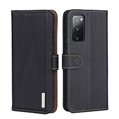 Funda de Cuero Cartera con Soporte Carcasa B04H para Xiaomi Redmi K40 Pro+ Plus 5G Negro