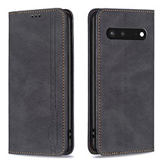 Funda de Cuero Cartera con Soporte Carcasa B05F para Google Pixel 7 5G Negro