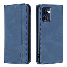 Funda de Cuero Cartera con Soporte Carcasa B05F para OnePlus Nord CE 2 5G Azul