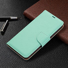 Funda de Cuero Cartera con Soporte Carcasa B05F para Samsung Galaxy S22 Plus 5G Menta Verde