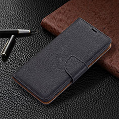 Funda de Cuero Cartera con Soporte Carcasa B05F para Samsung Galaxy S23 Plus 5G Negro