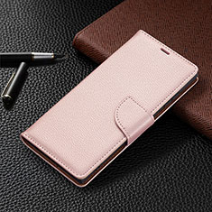 Funda de Cuero Cartera con Soporte Carcasa B05F para Samsung Galaxy S24 Ultra 5G Rosa