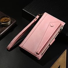 Funda de Cuero Cartera con Soporte Carcasa B05S para Google Pixel 6a 5G Oro Rosa