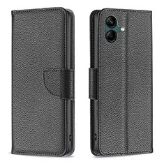 Funda de Cuero Cartera con Soporte Carcasa B06F para Samsung Galaxy A04 4G Negro