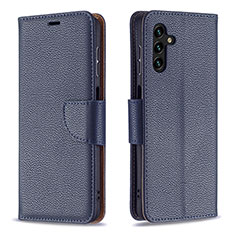 Funda de Cuero Cartera con Soporte Carcasa B06F para Samsung Galaxy A13 5G Azul