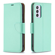 Funda de Cuero Cartera con Soporte Carcasa B06F para Samsung Galaxy A24 4G Verde