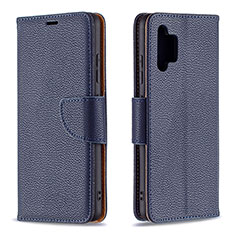 Funda de Cuero Cartera con Soporte Carcasa B06F para Samsung Galaxy A32 4G Azul