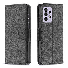 Funda de Cuero Cartera con Soporte Carcasa B06F para Samsung Galaxy A33 5G Negro