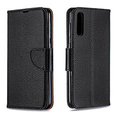 Funda de Cuero Cartera con Soporte Carcasa B06F para Samsung Galaxy A50S Negro