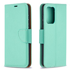 Funda de Cuero Cartera con Soporte Carcasa B06F para Samsung Galaxy A52 4G Verde