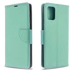 Funda de Cuero Cartera con Soporte Carcasa B06F para Samsung Galaxy A71 5G Verde