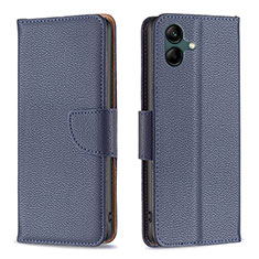 Funda de Cuero Cartera con Soporte Carcasa B06F para Samsung Galaxy F04 Azul