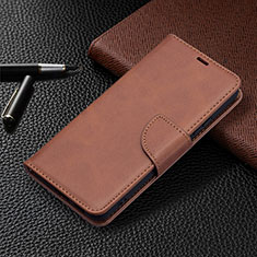 Funda de Cuero Cartera con Soporte Carcasa B06F para Samsung Galaxy S23 5G Marron