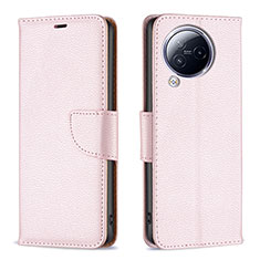 Funda de Cuero Cartera con Soporte Carcasa B06F para Xiaomi Civi 3 5G Oro Rosa