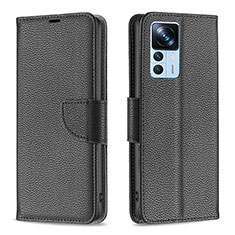 Funda de Cuero Cartera con Soporte Carcasa B06F para Xiaomi Mi 12T 5G Negro