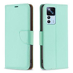 Funda de Cuero Cartera con Soporte Carcasa B06F para Xiaomi Mi 12T 5G Verde