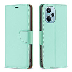 Funda de Cuero Cartera con Soporte Carcasa B06F para Xiaomi Poco F5 5G Verde