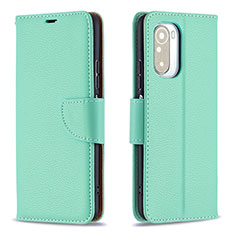 Funda de Cuero Cartera con Soporte Carcasa B06F para Xiaomi Redmi K40 Pro+ Plus 5G Verde