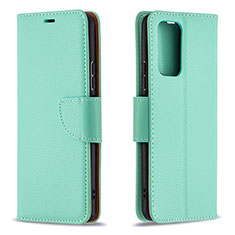 Funda de Cuero Cartera con Soporte Carcasa B06F para Xiaomi Redmi Note 10 Pro Max Verde