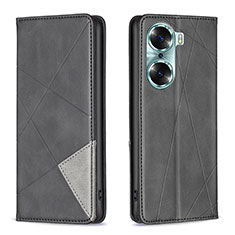 Funda de Cuero Cartera con Soporte Carcasa B07F para Huawei Honor 60 5G Negro