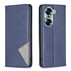 Funda de Cuero Cartera con Soporte Carcasa B07F para Huawei Honor 60 Pro 5G Azul