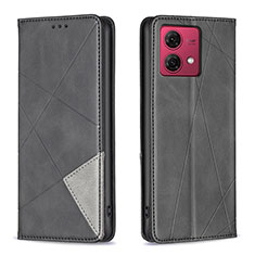 Funda de Cuero Cartera con Soporte Carcasa B07F para Motorola Moto G84 5G Negro