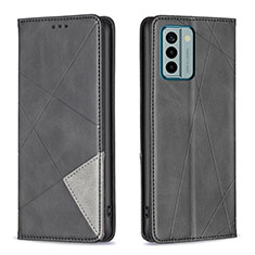 Funda de Cuero Cartera con Soporte Carcasa B07F para Nokia G22 Negro