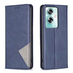 Funda de Cuero Cartera con Soporte Carcasa B07F para Oppo A2 5G Azul