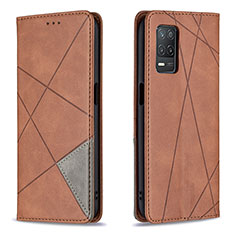 Funda de Cuero Cartera con Soporte Carcasa B07F para Realme 8 5G Marron