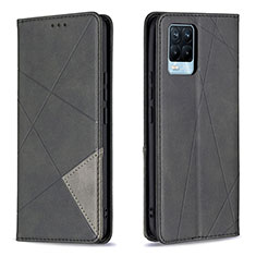 Funda de Cuero Cartera con Soporte Carcasa B07F para Realme 8 Pro Negro