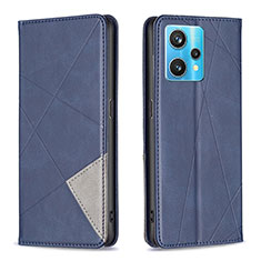 Funda de Cuero Cartera con Soporte Carcasa B07F para Realme 9 4G Azul