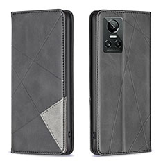 Funda de Cuero Cartera con Soporte Carcasa B07F para Realme GT Neo3 5G Negro