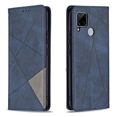 Funda de Cuero Cartera con Soporte Carcasa B07F para Realme Narzo 20 Azul