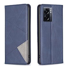 Funda de Cuero Cartera con Soporte Carcasa B07F para Realme Narzo 50 5G Azul