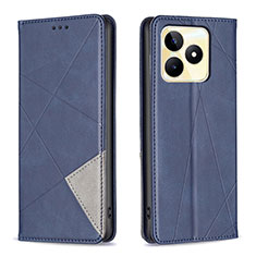 Funda de Cuero Cartera con Soporte Carcasa B07F para Realme Narzo N53 Azul