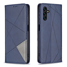 Funda de Cuero Cartera con Soporte Carcasa B07F para Samsung Galaxy A04s Azul