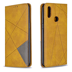 Funda de Cuero Cartera con Soporte Carcasa B07F para Samsung Galaxy A10s Marron Claro