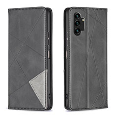 Funda de Cuero Cartera con Soporte Carcasa B07F para Samsung Galaxy A13 4G Negro