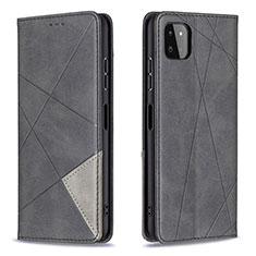 Funda de Cuero Cartera con Soporte Carcasa B07F para Samsung Galaxy A22 5G Negro