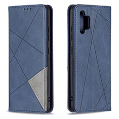 Funda de Cuero Cartera con Soporte Carcasa B07F para Samsung Galaxy A32 4G Azul