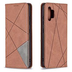 Funda de Cuero Cartera con Soporte Carcasa B07F para Samsung Galaxy A32 4G Marron