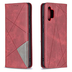 Funda de Cuero Cartera con Soporte Carcasa B07F para Samsung Galaxy A32 5G Rojo