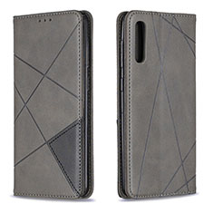 Funda de Cuero Cartera con Soporte Carcasa B07F para Samsung Galaxy A50S Gris