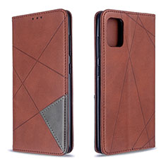 Funda de Cuero Cartera con Soporte Carcasa B07F para Samsung Galaxy A51 5G Marron