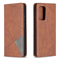 Funda de Cuero Cartera con Soporte Carcasa B07F para Samsung Galaxy A52 5G Marron