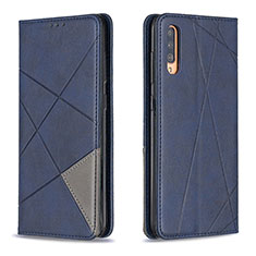 Funda de Cuero Cartera con Soporte Carcasa B07F para Samsung Galaxy A70 Azul